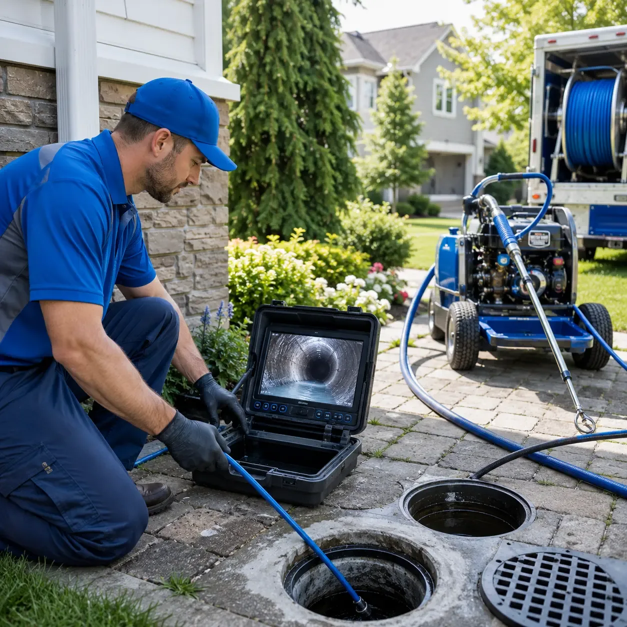Outdoor drain cleaning professionals serving Guernsey, IA